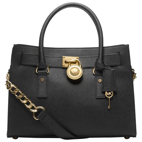 michael kors hamilton luggage color|Michael Kors leather satchel.